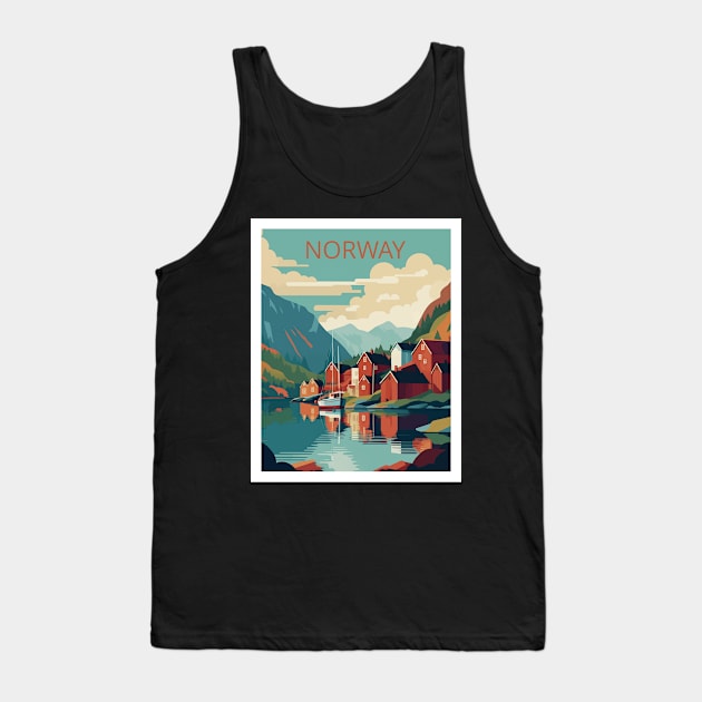 NORWAY Tank Top by MarkedArtPrints